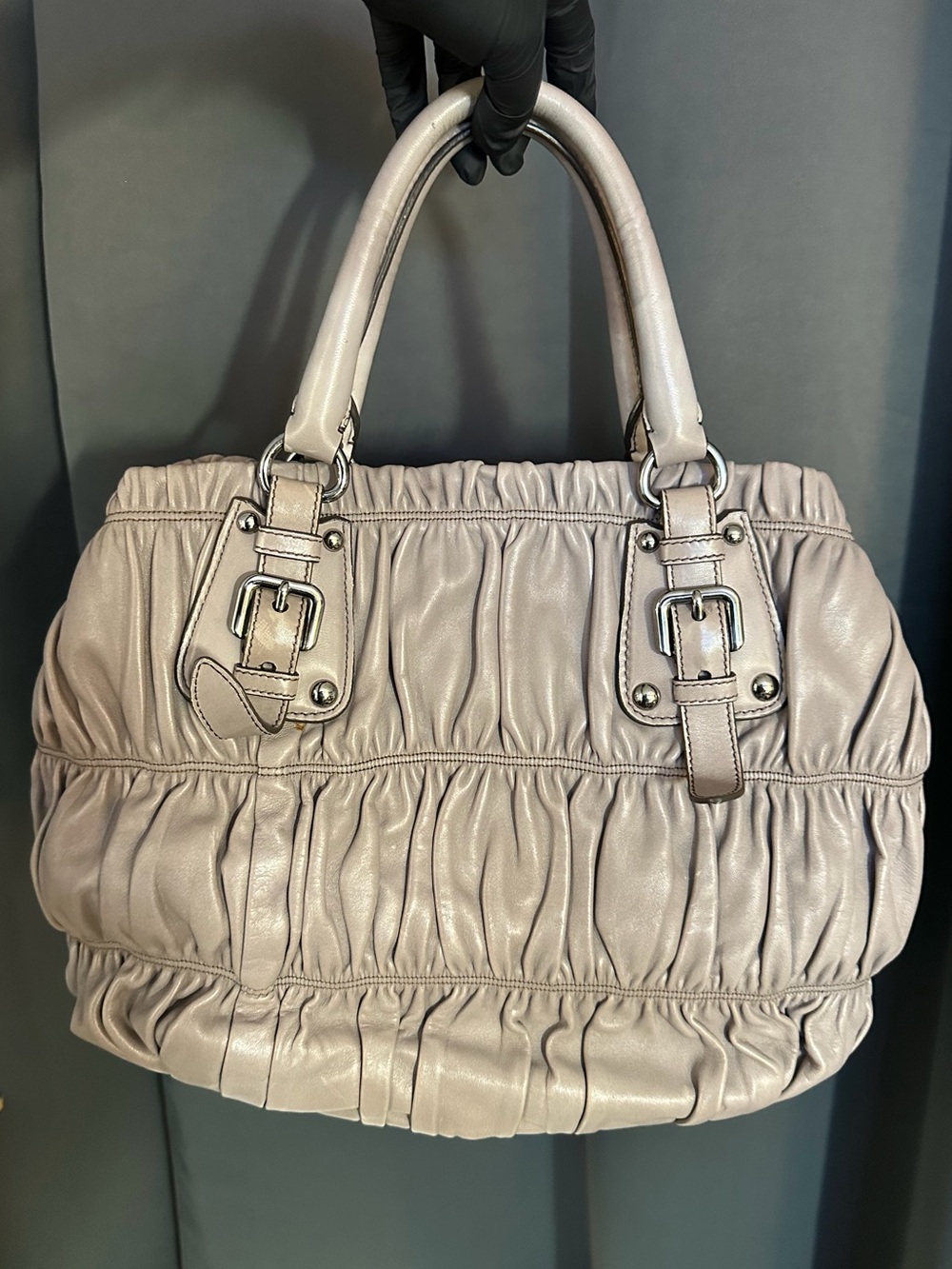Prada Nappa Gaufre Satchel - Picture 4 of 10